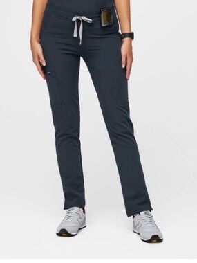 FIGS Yola Scrub Pants Dark Harbor Size M Tall W22SW2023T PO2912